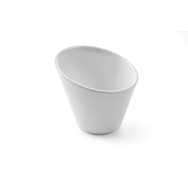 Inclined Bowl in Melamine - 110 x 110 mm Inclined Bowl in Melamine - 110 x 110 mm