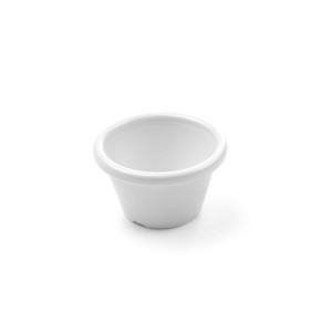 Ivoorvärvi plastikust ramekiinid - 12 tk komplekt