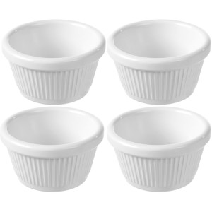 Rõngastatud melamiinist ramekin 50 ml - 4 tk komplekt
