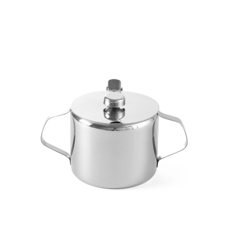 Sugar bowl with hinged lid Sugar bowl with hinged lid