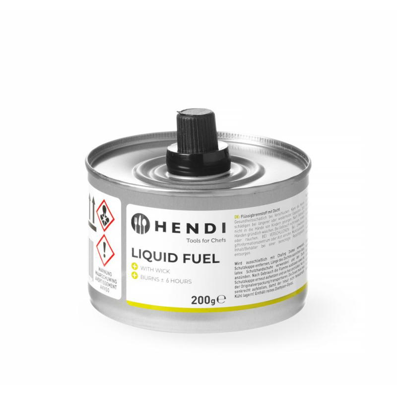 Combustible liquide avec mèche Hendi - Marque HENDI - Fourniresto Combustible liquide avec mèche Hendi - Marque HENDI - Fourniresto