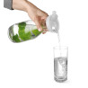 Plastikust kaanega purk - 1 L