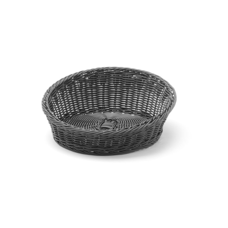 Must ümmargune leivakorv - läbimõõt 310 mm Must ümmargune leivakorv - läbimõõt 310 mm