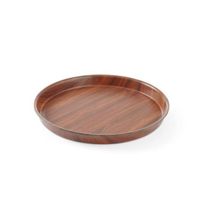 Plateau Woodform Ringikujuline kõrge servaga - läbimõõt 360 mm - Bränd HENDI