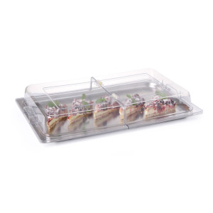 Läbipaistev esitluskaas - GN 1/1 - Bränd HENDI - Fourniresto