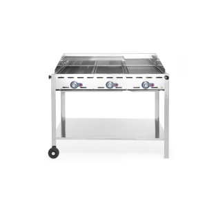 Professionaalne gaasigrill Green Fire - 3 põletit - HENDI