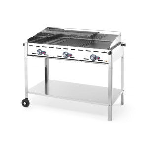 Professionaalne gaasigrill Green Fire - 3 põletit - HENDI