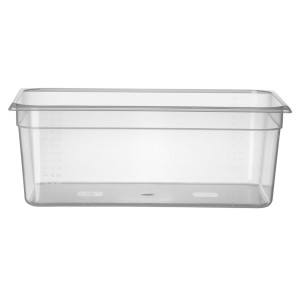 GN 1/1 mõõdus polüpropüleenist gastronormi kauss - 28 L - kõrgus 200 mm