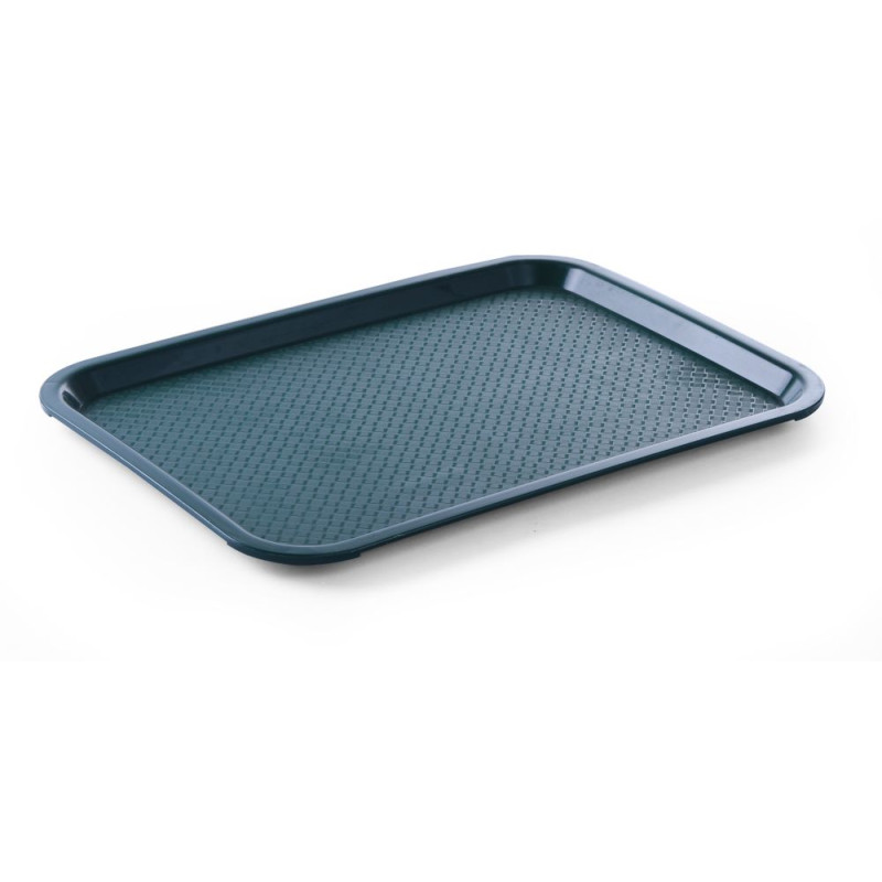 Plateau Rectangulaire Fast-Food Vert - 415 x 305 mm Plateau Rectangulaire Fast-Food Vert - 415 x 305 mm