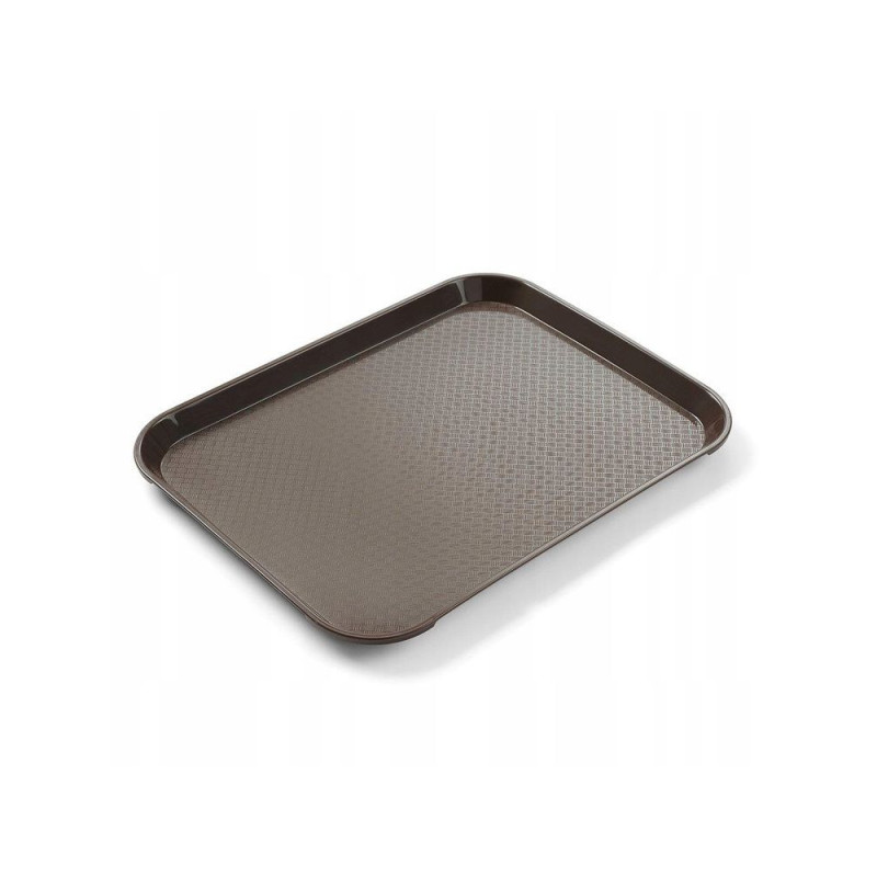 Plateau Rectangulaire Fast Food - Petit Modèle 265 x 345 mm - Marron Plateau Rectangulaire Fast Food - Petit Modèle 265 x 345 mm - Marron