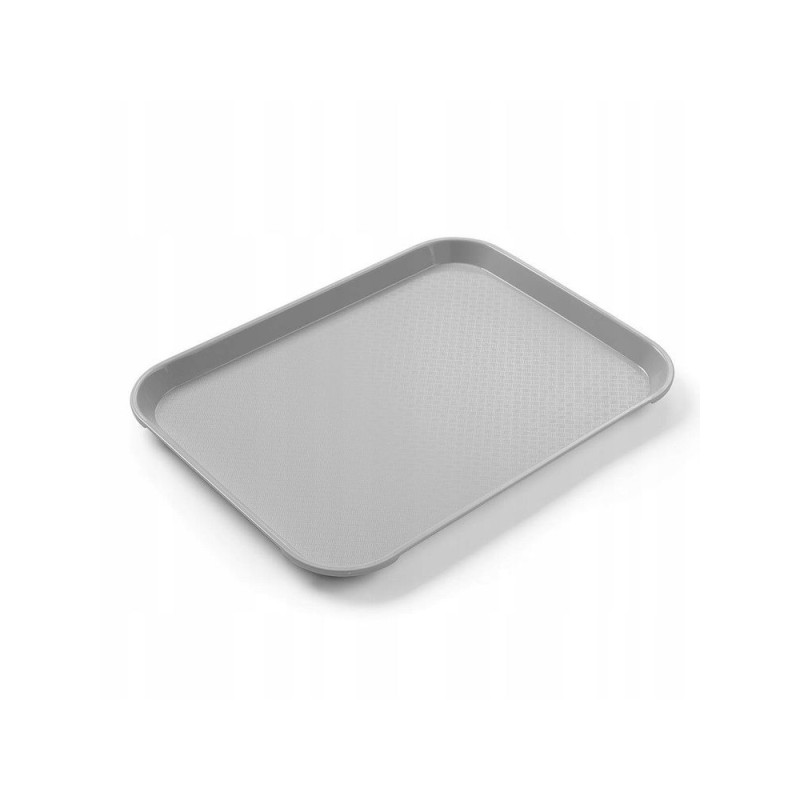 Rectangular Fast Food Tray - Small Size 265 x 345 mm - Gray Rectangular Fast Food Tray - Small Size 265 x 345 mm - Gray