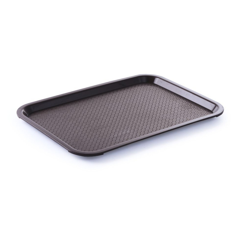 Rectangular Fast Food Tray - Large Size 450 x 350 mm - Brown Rectangular Fast Food Tray - Large Size 450 x 350 mm - Brown