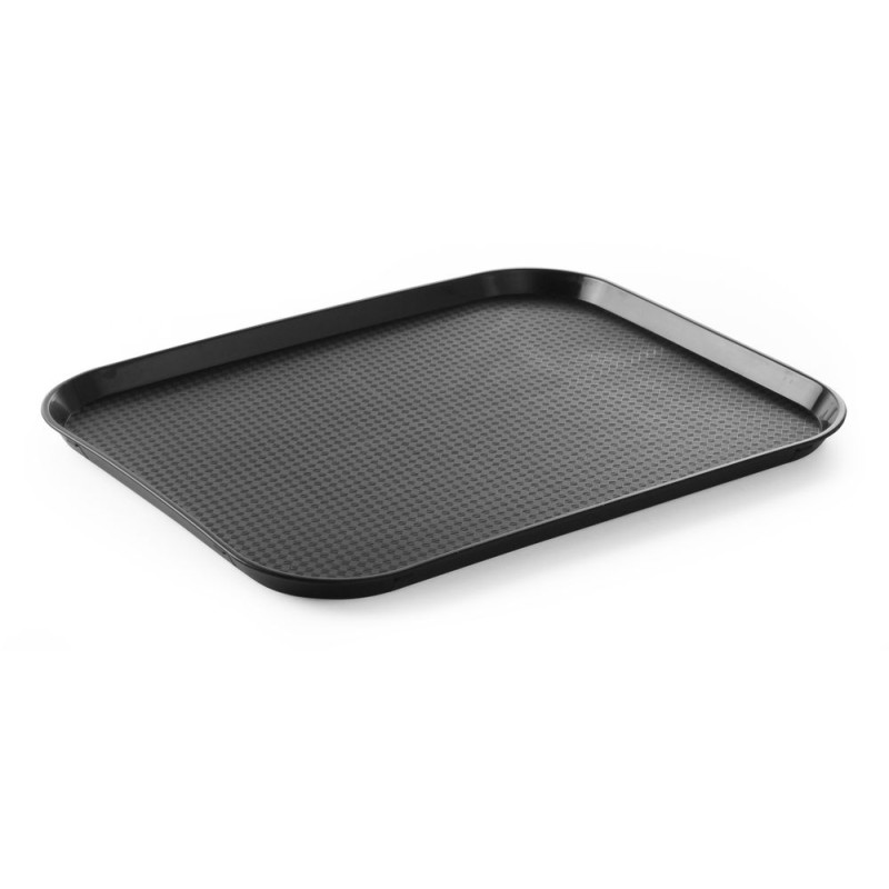 Nelikantne kiirtoitlustusplaat - Suur mudel 450 x 350 mm - Must Nelikantne kiirtoitlustusplaat - Suur mudel 450 x 350 mm - Must