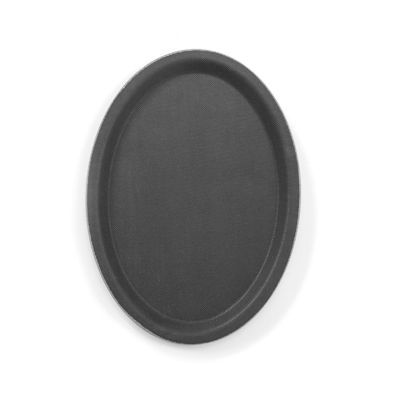 Serveeplaadi ovaalne klaaskiust alus - 160 x 230 mm