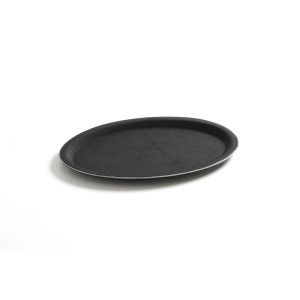 Serveeplaadi ovaalne klaaskiust alus - 160 x 230 mm