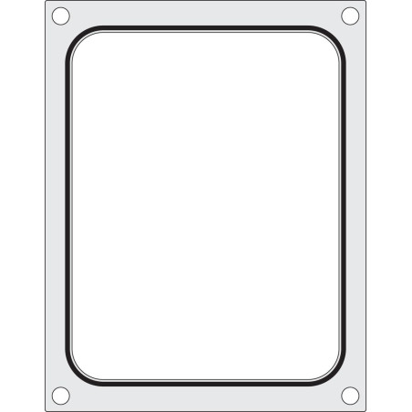 Tihendusmatriits käsitsi tihendajale - 227 x 178 mm - Hendi