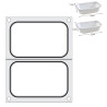 Tihendusmatriits käsitsi tihendajale - 2 sektsiooni 178 x 113 mm - Hendi
