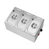 Veevann 3 x 1/3 GN professionaalne
