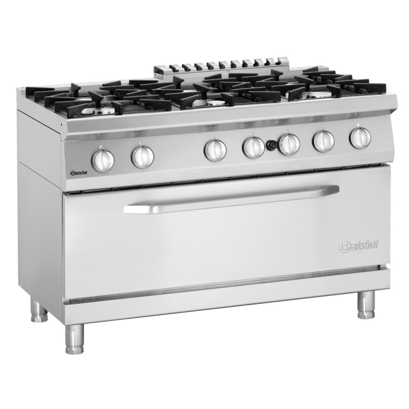 Six-burner stove with large gas oven Series 700 Six-burner stove with large gas oven Series 700