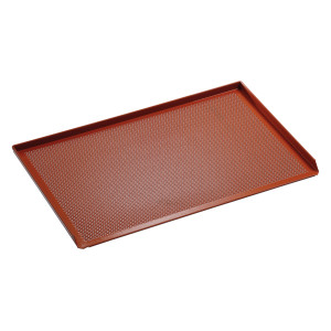 Küpsetusplaat 600x400 - perforatsiooniga silikooniga