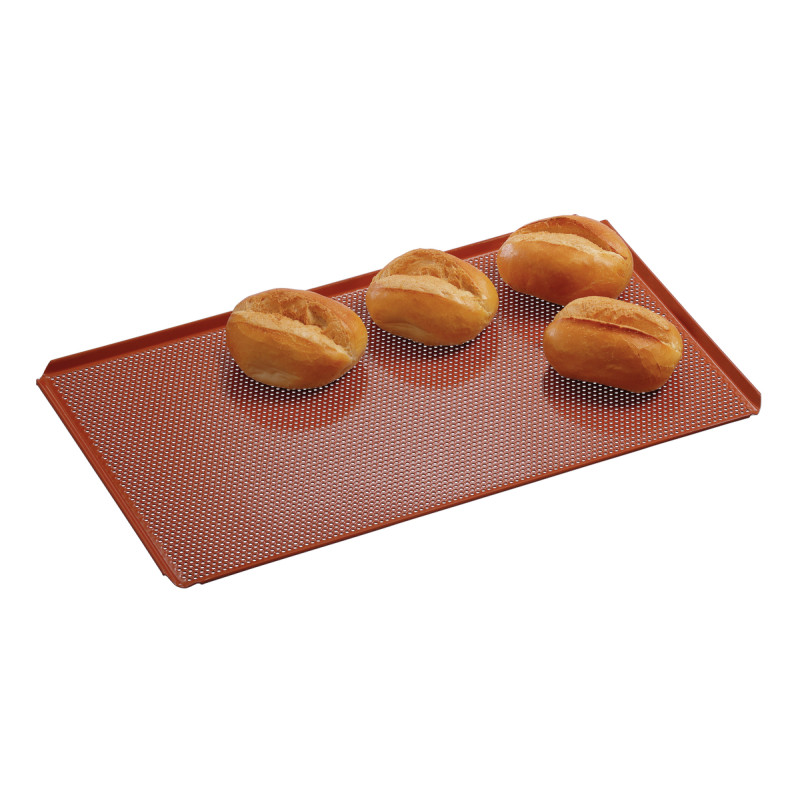 Perforated GN 1/1 cooking plate with silicone coating Perforated GN 1/1 cooking plate with silicone coating