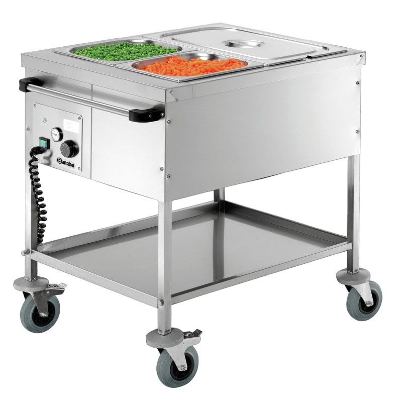 Waterless Bain-Marie Trolley - 2 GN 1/1 Waterless Bain-Marie Trolley - 2 GN 1/1