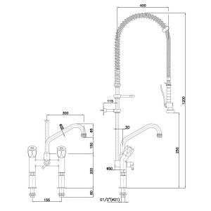 GASTRO Segisti ristkruvidega - FourniResto - Viitenumber BR400115
