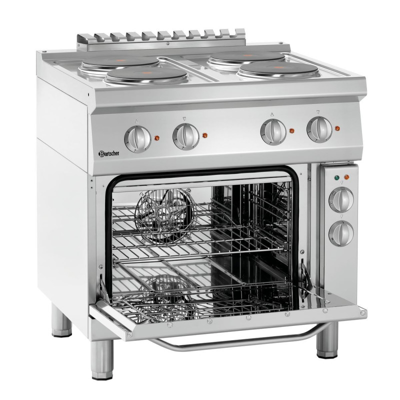 Four-burner range with electric oven GN1/1 Series 700 Four-burner range with electric oven GN1/1 Series 700