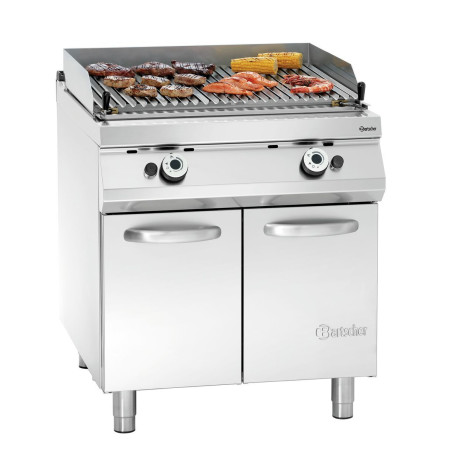 Gaasiga professionaalne lavakivigrill Bartscheri 900 seeria - rest V