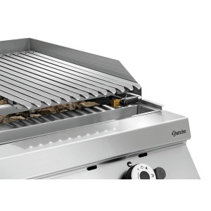 Gaasiga professionaalne lavakivigrill Bartscheri 900 seeria - rest V