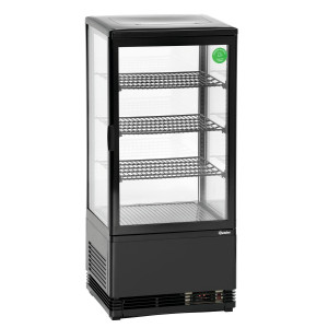 Väike professionaalne külmvitriin Bartscher - 78 L must