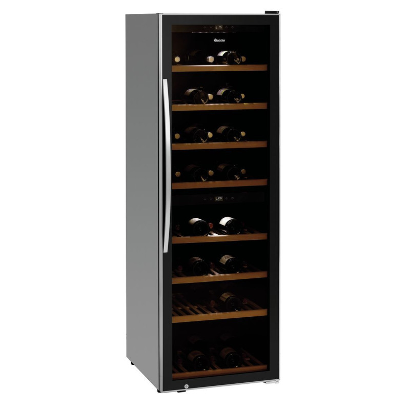 Professional dual-zone wine cellar 180 bottles Bartscher Professional dual-zone wine cellar 180 bottles Bartscher