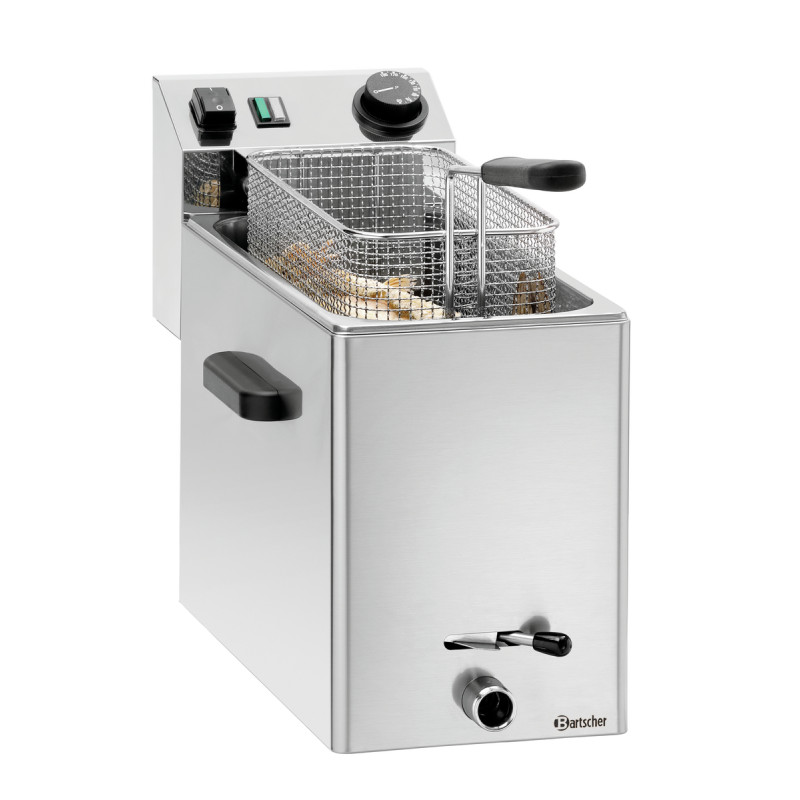 Elektriline fritüür "SNACK XL" äravooluventiiliga - 8L Bartscher Elektriline fritüür "SNACK XL" äravooluventiiliga - 8L Bartscher