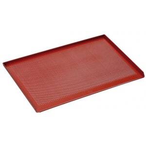 Küpsetusplaat 600x400 - perforatsiooniga silikooniga