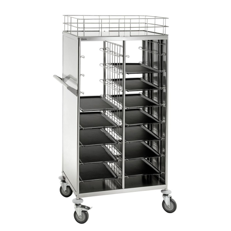 Chariot à Plateaux 443 x 343 mm et Récipients GN 1/1 - 2 x 8 Niveaux Chariot à Plateaux 443 x 343 mm et Récipients GN 1/1 - 2 x 8 Niveaux
