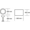 Professionaalne nõudepesumasin US PPlus 500 LPR koos äravoolupumbaga - 50 x 50 cm