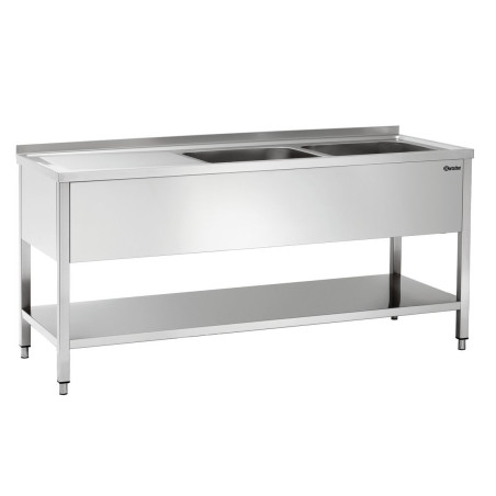 Sukelduv pesumaja nõrutusrest vasakule - 700 x 1800 mm