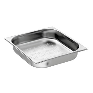 GN 2/3 läbimõõduga perforatsiooniga gastronorm-kastrul - P 65 mm