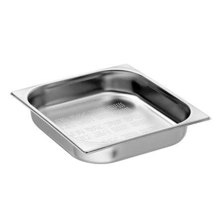 GN 2/3 läbimõõduga perforatsiooniga gastronorm-kastrul - P 65 mm