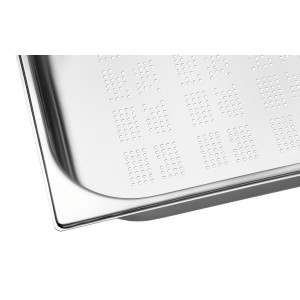 GN 2/3 läbimõõduga perforatsiooniga gastronorm-kastrul - P 65 mm