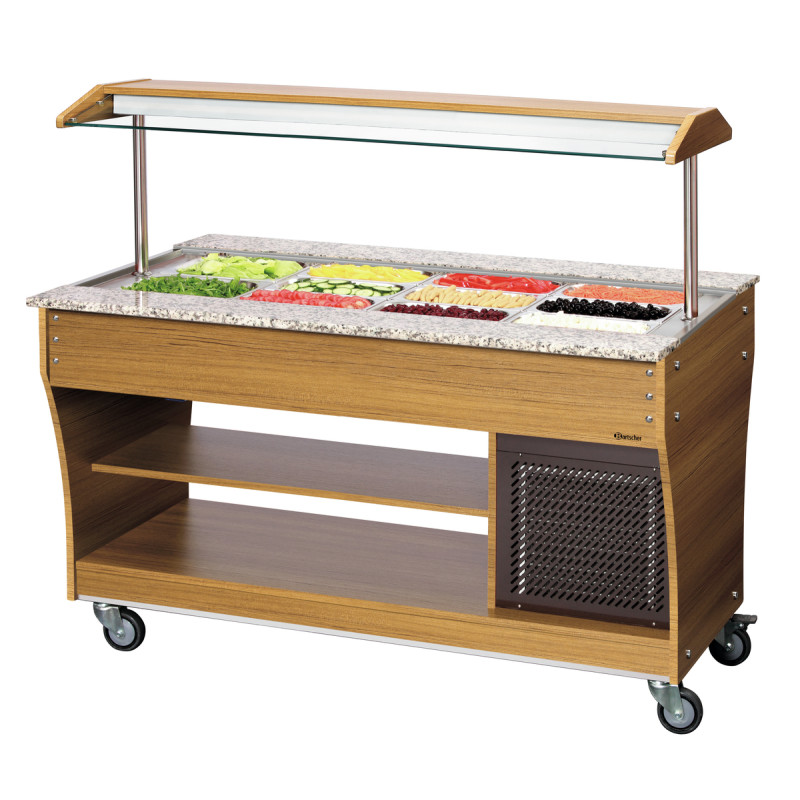 Buffet/Bar à Salades Réfrigéré - 4 x GN 1/1 Buffet/Bar à Salades Réfrigéré - 4 x GN 1/1