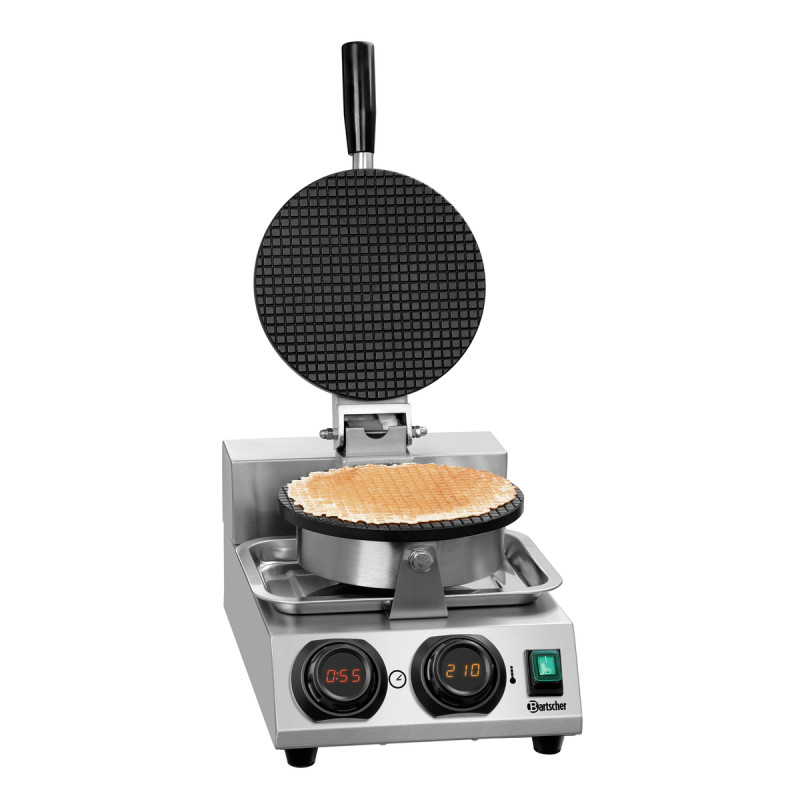 Stainless Steel Cone Waffle Maker - 1000 W - Bartscher Stainless Steel Cone Waffle Maker - 1000 W - Bartscher