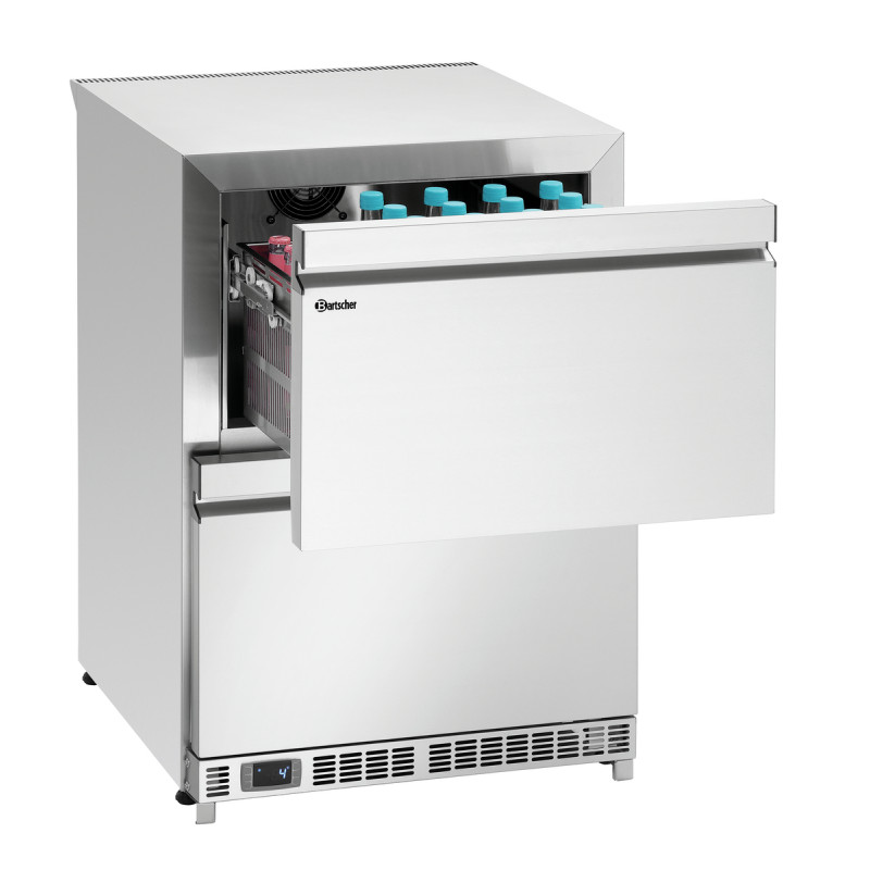 Jahutuslaud 2 ustega 2 sahtliga - L 600 x S 600 mm - Bartscher Jahutuslaud 2 ustega 2 sahtliga - L 600 x S 600 mm - Bartscher