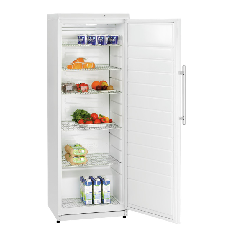 White Upright Refrigerator - 350 L Bartscher: high-performance professional equipment White Upright Refrigerator - 350 L Bartscher: high-performance professional equipment