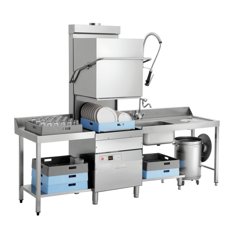 Lave-vaisselle à capot DS Eco500LPR Bartscher - Performances professionnelles et hygiène impeccable Lave-vaisselle à capot DS Eco500LPR Bartscher - Performances professionnelles et hygiène impeccable