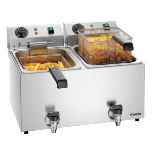 Friteuse SNACK IV Plus Bartscher | Kahekordne paak, 190°C optimaalne