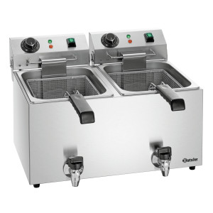 Friteuse SNACK IV Plus Bartscher | Kahekordne paak, 190°C optimaalne