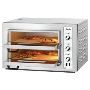Neli pizza NT 502 Bartscher: Professionaalne kahekordne ahi 8 pitsa jaoks