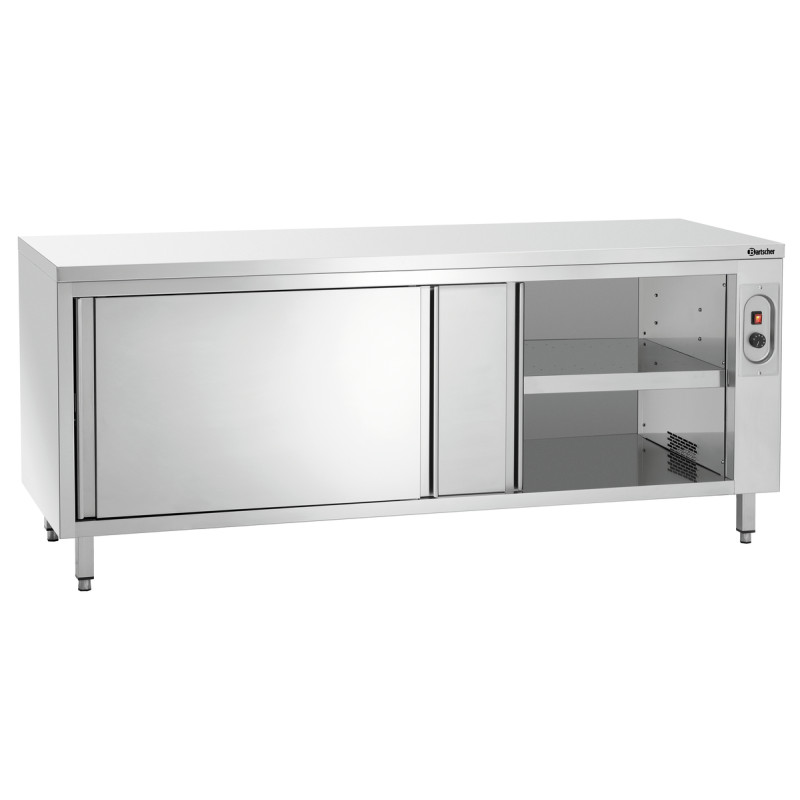 Professional stainless steel heated cabinet - 2000mm dimensions Professional stainless steel heated cabinet - 2000mm dimensions
