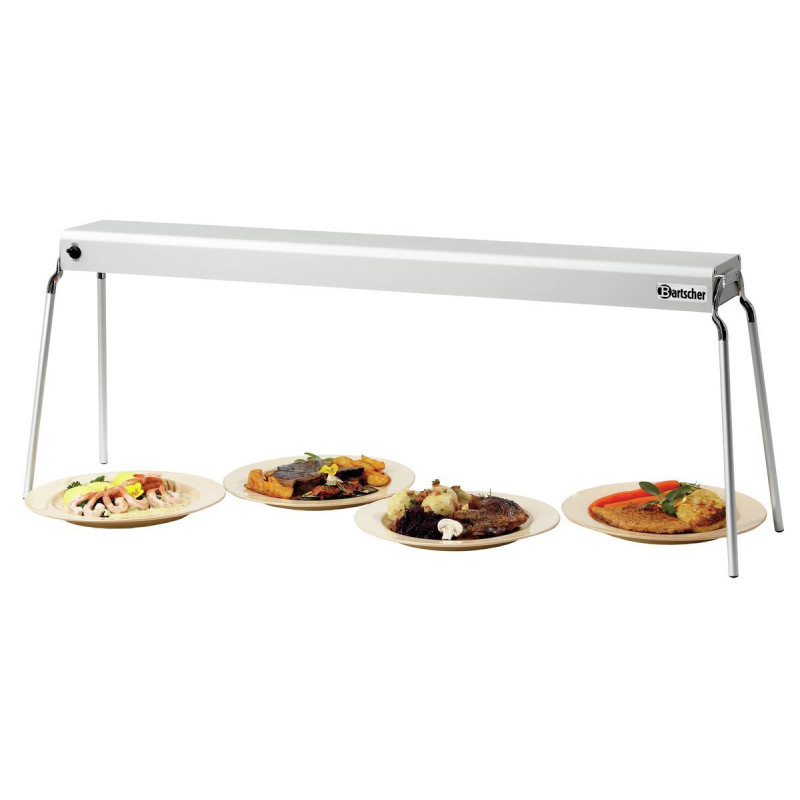 Pont chauffant IHR1250 de Bartscher : Maintien professionnel des plats chauds. Pont chauffant IHR1250 de Bartscher : Maintien professionnel des plats chauds.